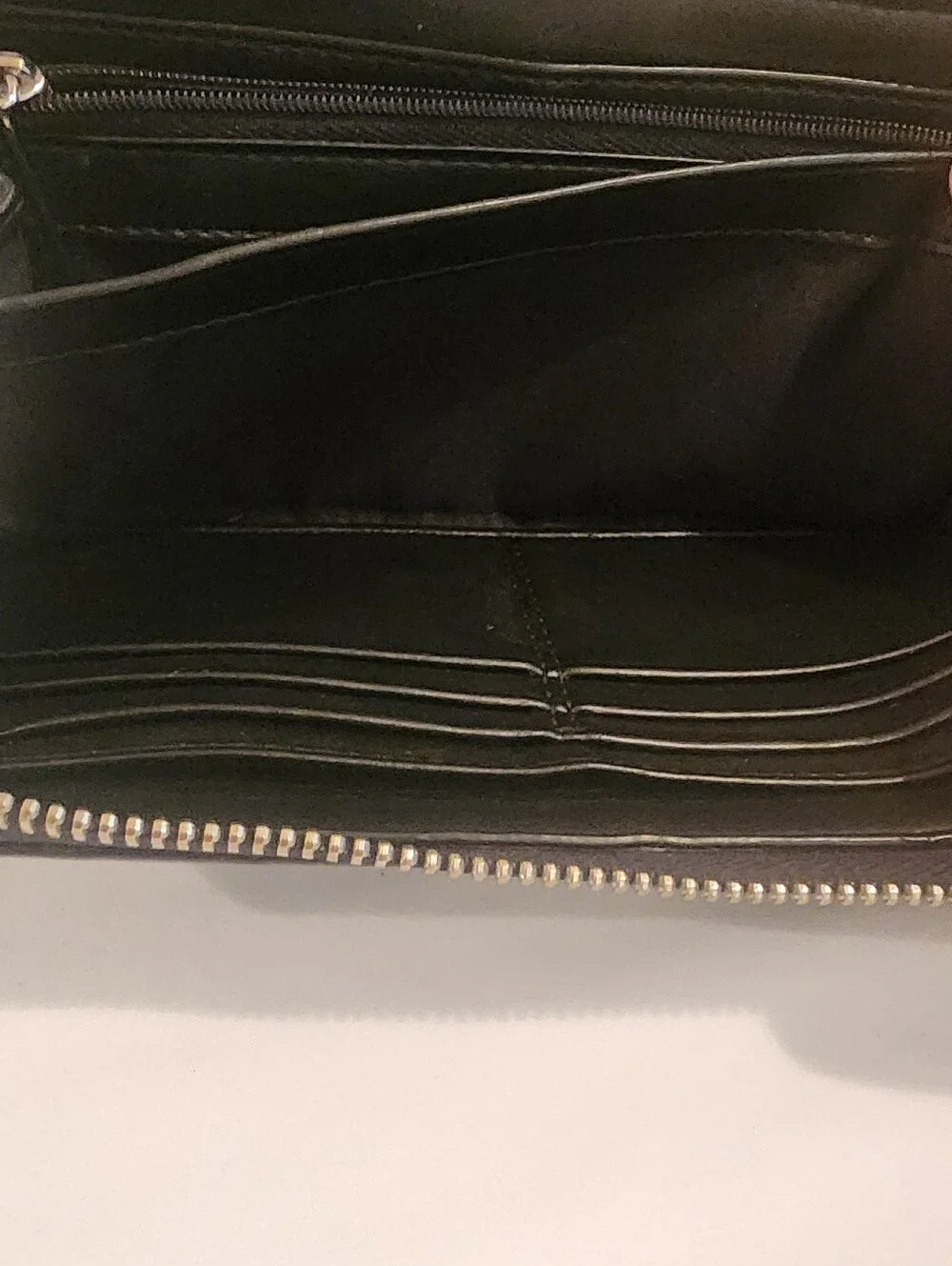 Authentic Coach Soho Signature Buckle Accordion Zip Wallet Black